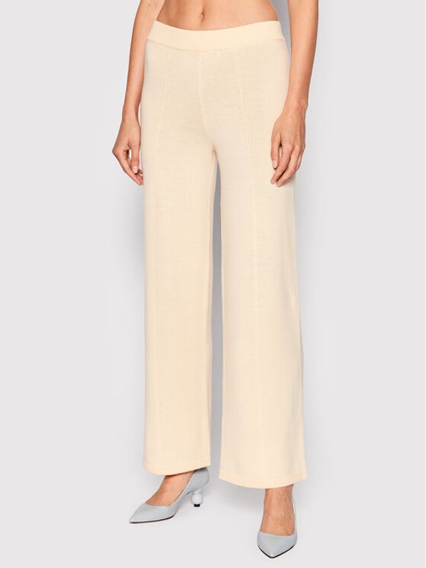 Max Mara Leisure Max Mara Leisure Плетени панталони Ragtime 33360326 Бежов Regular Fit