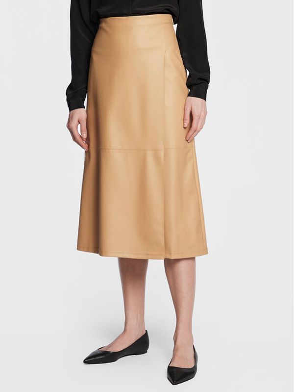 Max Mara Leisure Max Mara Leisure Пола тип трапец Facella 23377101 Бежов Regular Fit