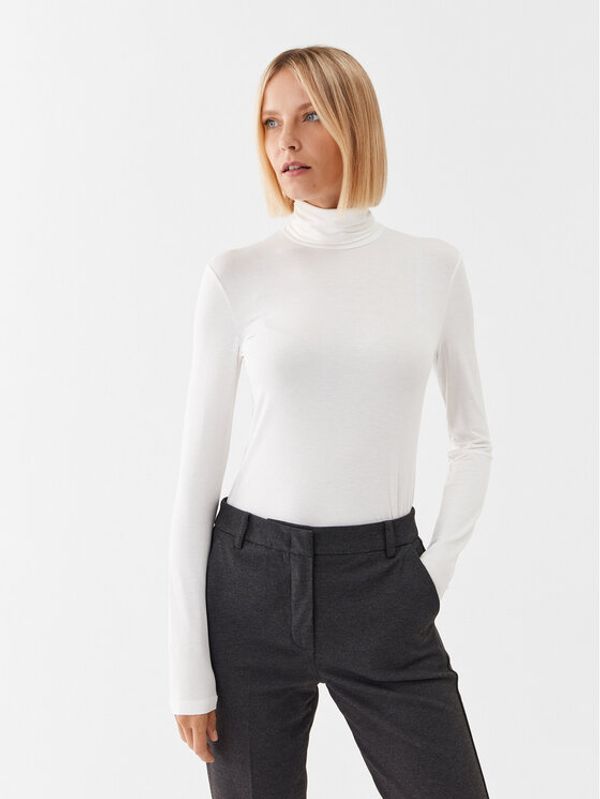 Max Mara Leisure Max Mara Leisure Поло Dede 2339460636 Бял Slim Fit