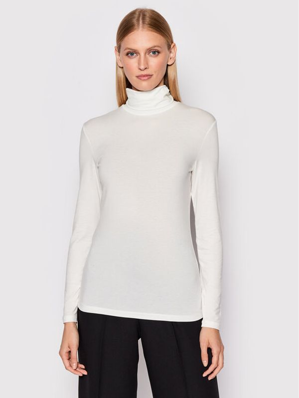 Max Mara Leisure Max Mara Leisure Поло Dede 39460626 Бял Slim Fit