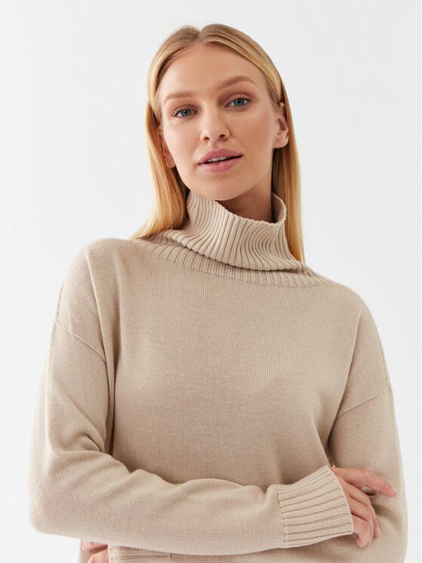 Max Mara Leisure Max Mara Leisure Поло Nuble 23336609 Бежов Relaxed Fit