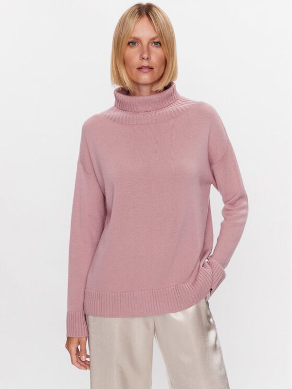 Max Mara Leisure Max Mara Leisure Поло Nuble 23336609 Розов Regular Fit