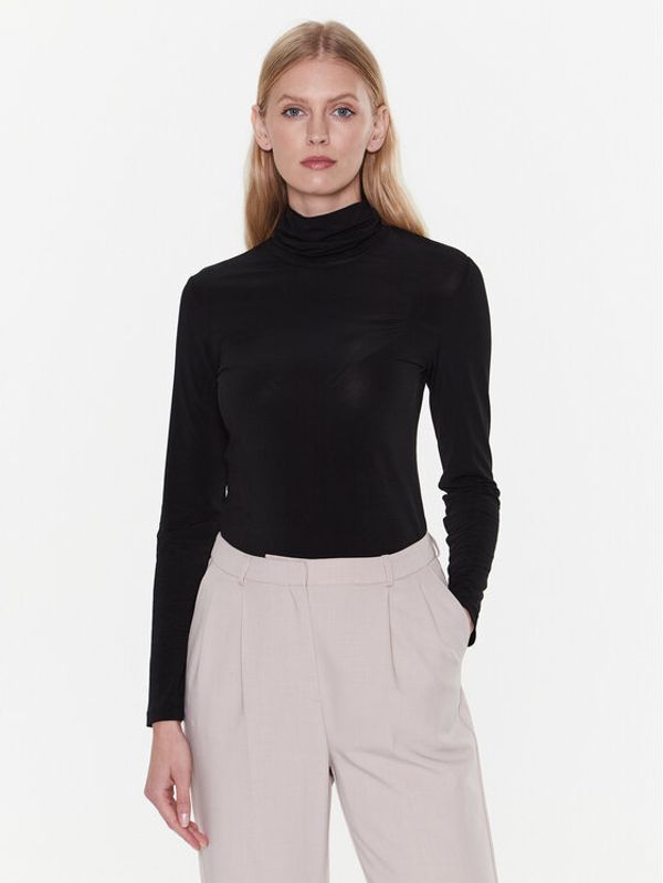 Max Mara Leisure Max Mara Leisure Поло Reed 23394102 Черен Slim Fit