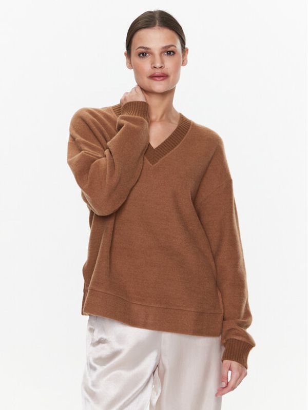 Max Mara Leisure Max Mara Leisure Пуловер Mammola 39260526 Бежов Regular Fit