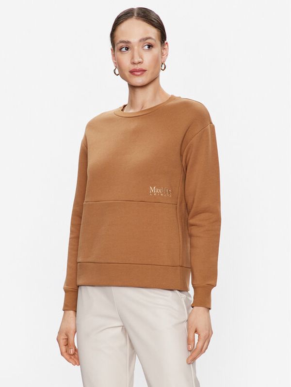 Max Mara Leisure Max Mara Leisure Суитшърт Epoca 39260126 Кафяв Relaxed Fit