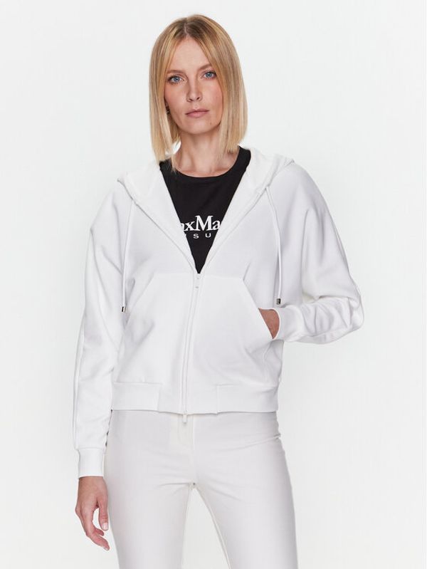 Max Mara Leisure Max Mara Leisure Суитшърт Kamila 2339210236 Бял Regular Fit