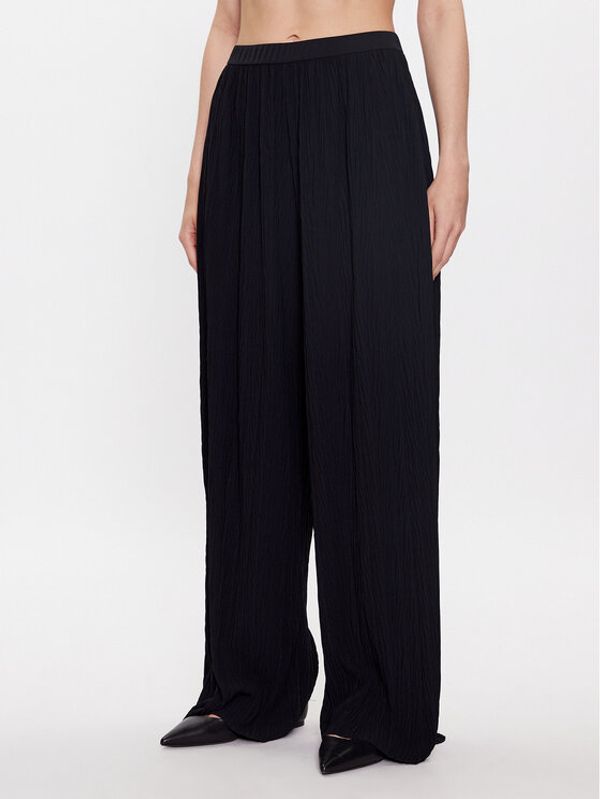Max Mara Leisure Max Mara Leisure Текстилни панталони Alfonsa 2337860134 Черен Wide Leg