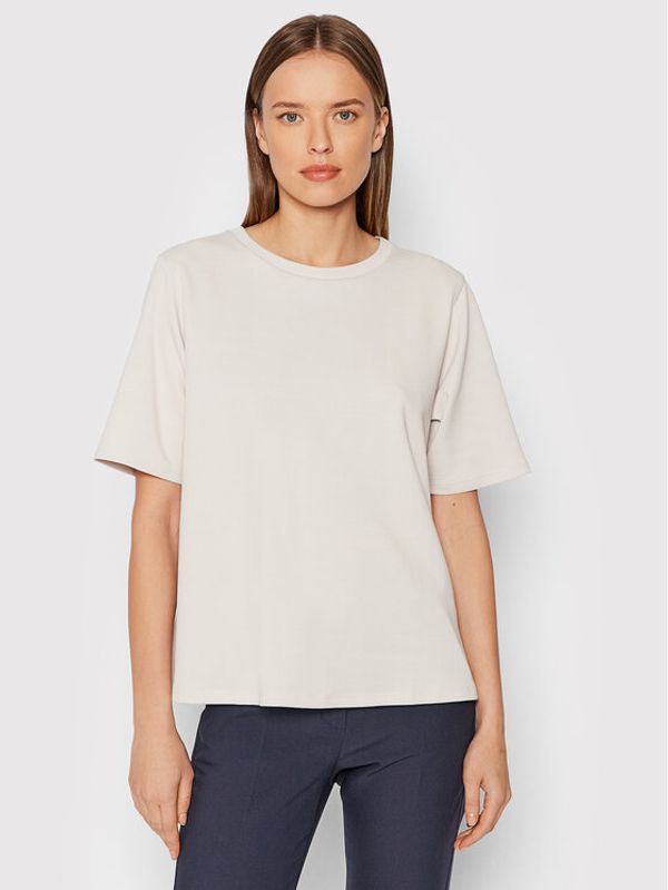 Max Mara Leisure Max Mara Leisure Тишърт Tarsio 39410626 Бежов Regular Fit