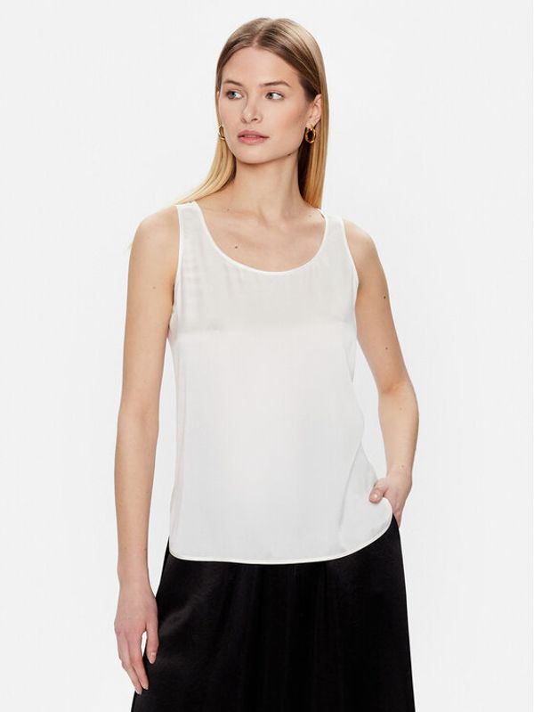 Max Mara Leisure Max Mara Leisure топ Pan 23316101 Бял Regular Fit