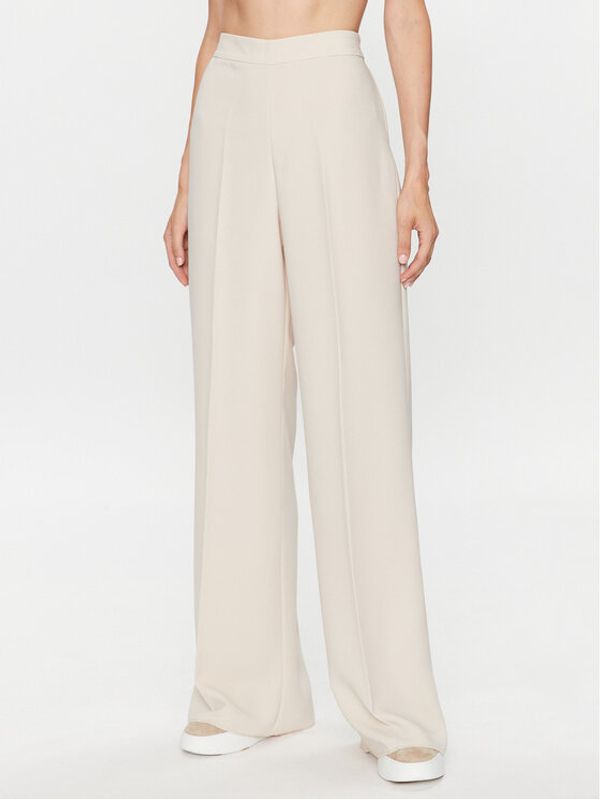 MAX&Co. MAX&Co. Текстилни панталони Nantes 41340423 Бежов Relaxed Fit