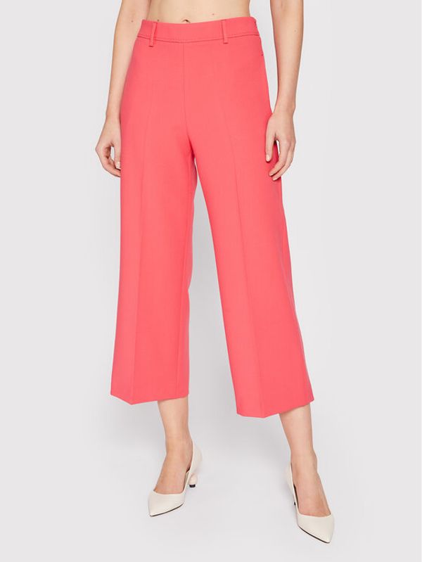 MAX&Co. MAX&Co. Текстилни панталони Sacco 71311222 Розов Cropped Fit