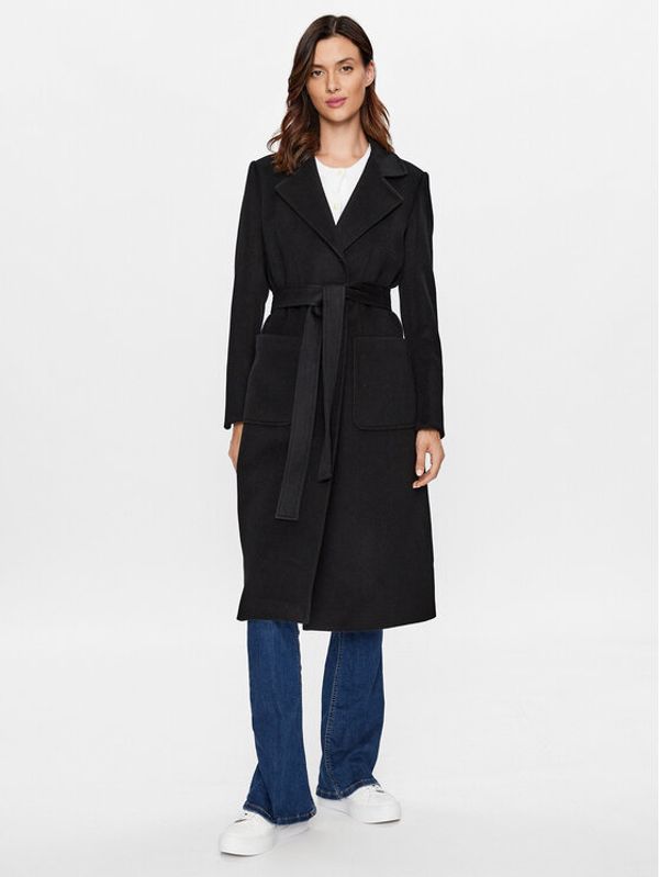 MAX&Co. MAX&Co. Вълнено палто Runaway 40149723 Черен Regular Fit