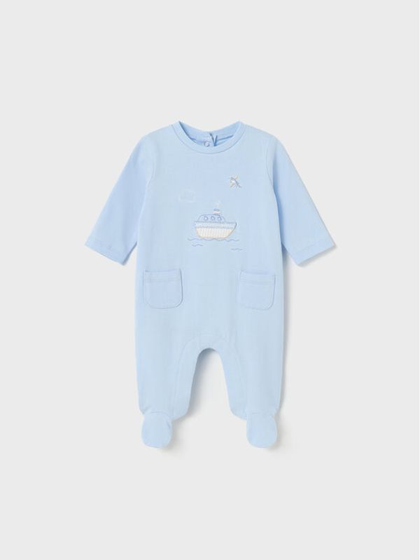 Mayoral Mayoral Бебешки гащеризон със стъпала 1749 Син