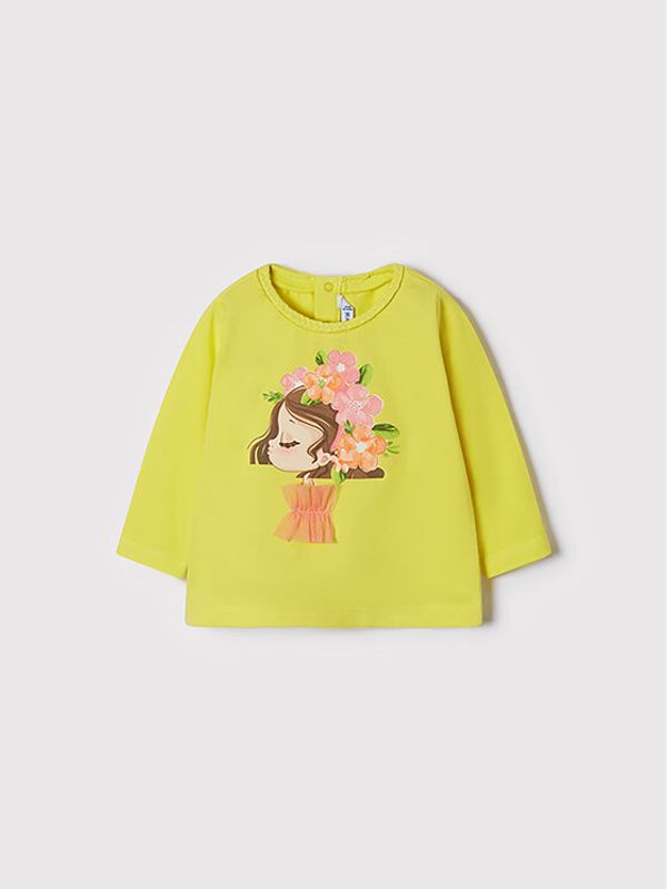 Mayoral Mayoral Блуза 1035 Жълт Regular Fit