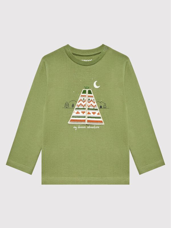 Mayoral Mayoral Блуза 2007 Зелен Regular Fit