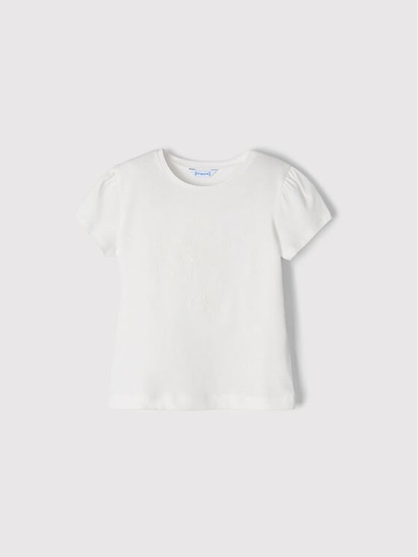 Mayoral Mayoral Блуза 3033 Бял Regular Fit