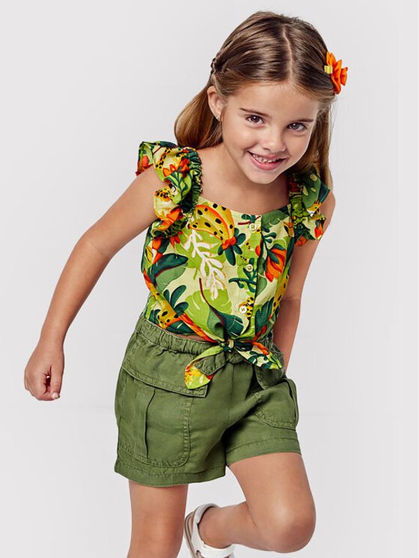 Mayoral Mayoral Блуза 3131 Зелен Regular Fit