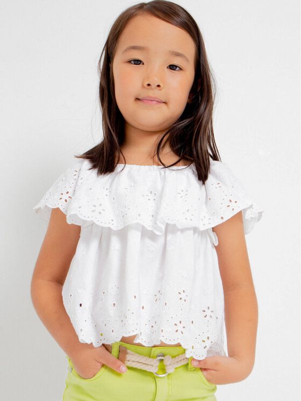 Mayoral Mayoral Блуза 3145 Бял