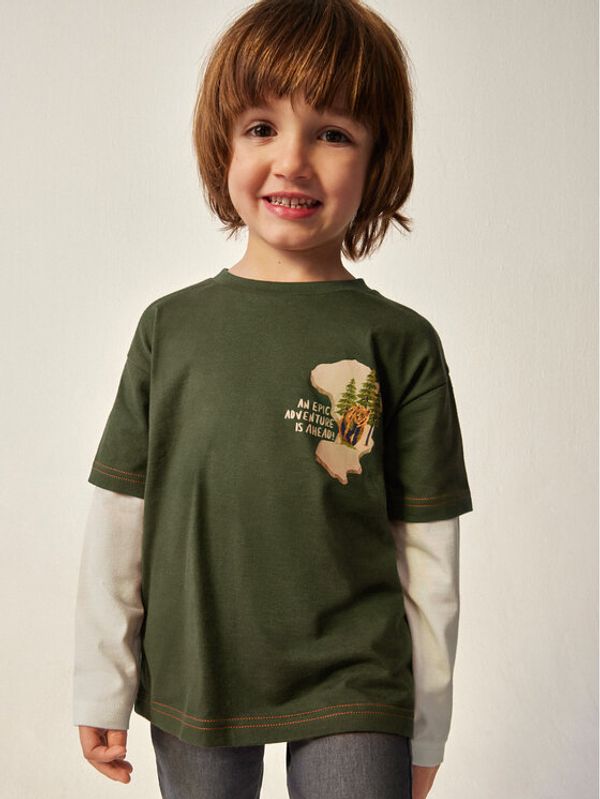 Mayoral Mayoral Блуза 4.022 Зелен Regular Fit