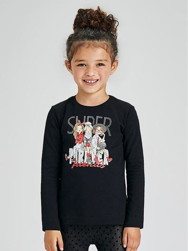 Mayoral Mayoral Блуза 4014 Черен Regular Fit