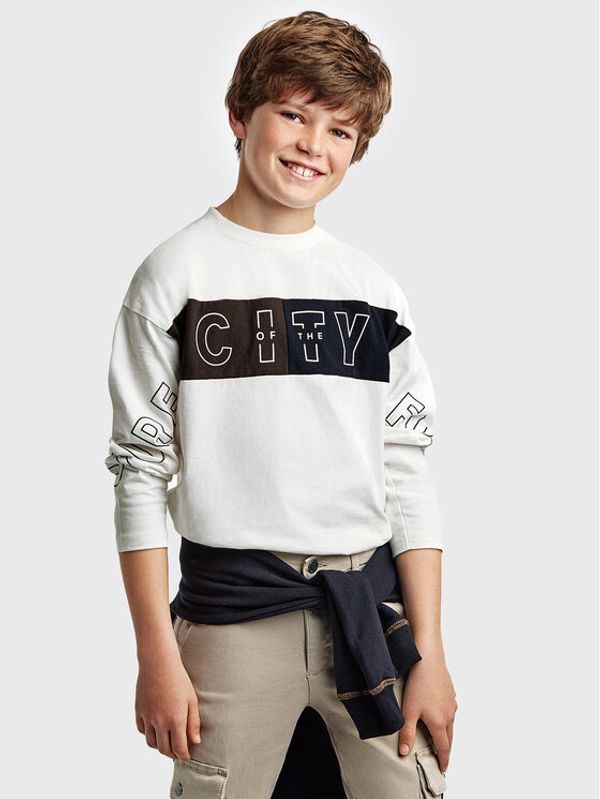 Mayoral Mayoral Блуза 7019 Бял Regular Fit