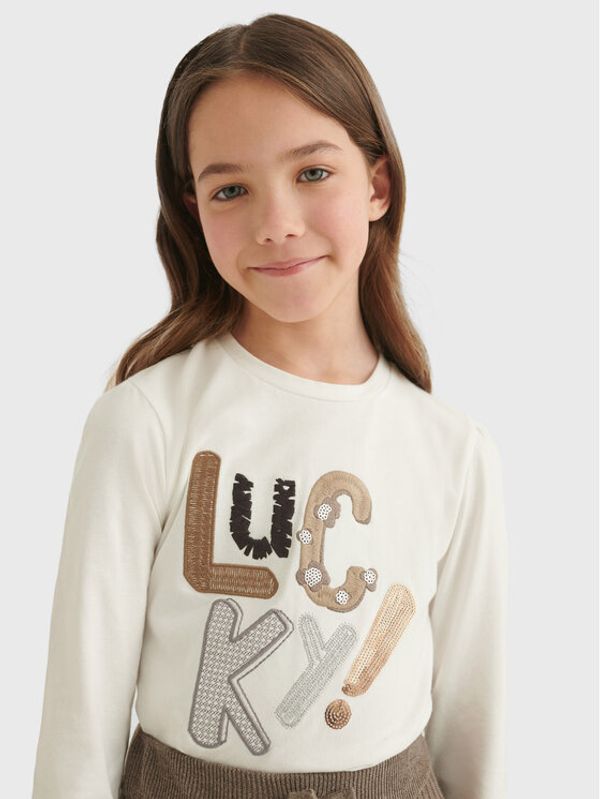 Mayoral Mayoral Блуза 7023 Бежов Regular Fit