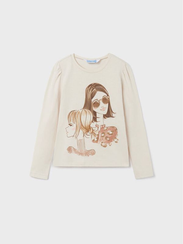 Mayoral Mayoral Блуза 7034 Бежов Regular Fit