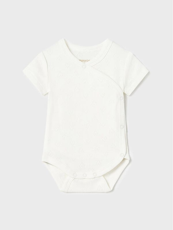 Mayoral Mayoral Боди 191 Бял Regular Fit