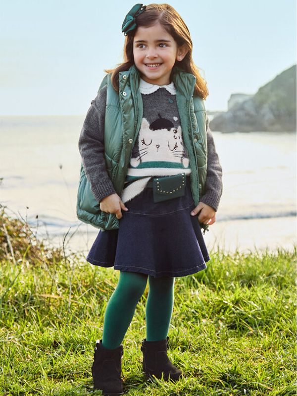 Mayoral Mayoral Чорапогащи детски 10312 Зелен