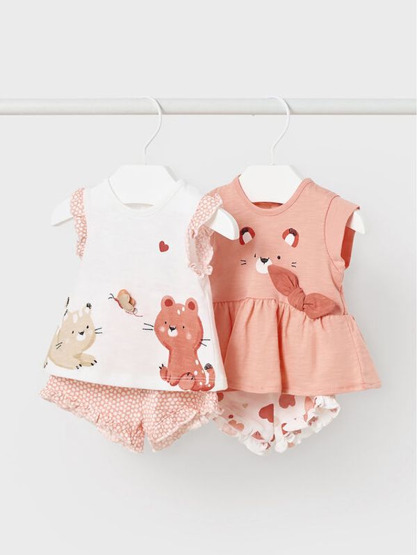 Mayoral Mayoral Детски комплект 1610 Розов Regular Fit