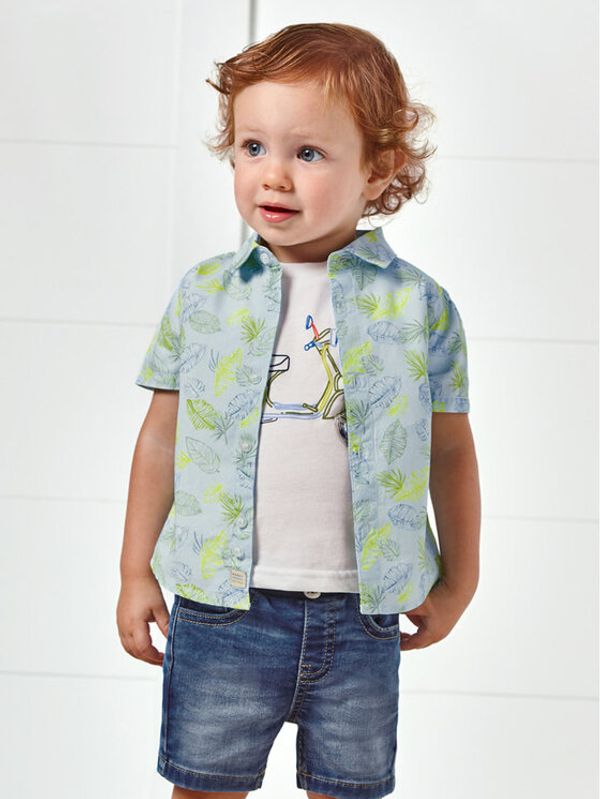 Mayoral Mayoral Дънкови шорти 1222 Тъмносин Regular Fit