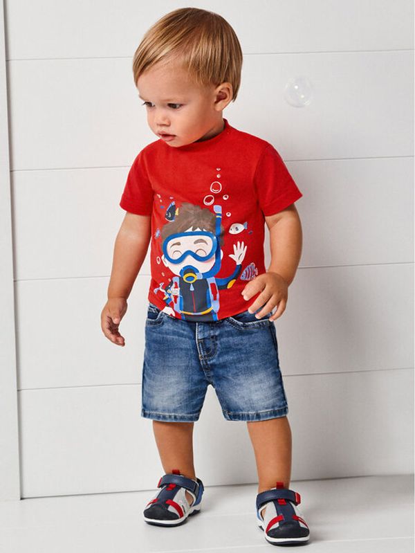 Mayoral Mayoral Дънкови шорти 1228 Тъмносин Regular Fit