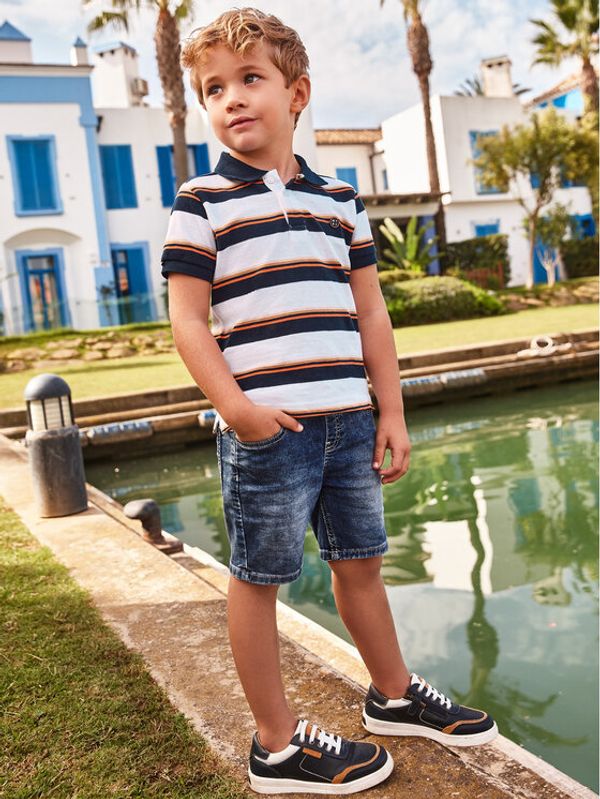 Mayoral Mayoral Дънкови шорти 3232 Тъмносин