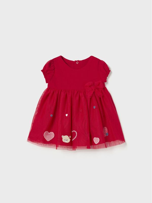 Mayoral Mayoral Елегантна рокля 1802 Червен