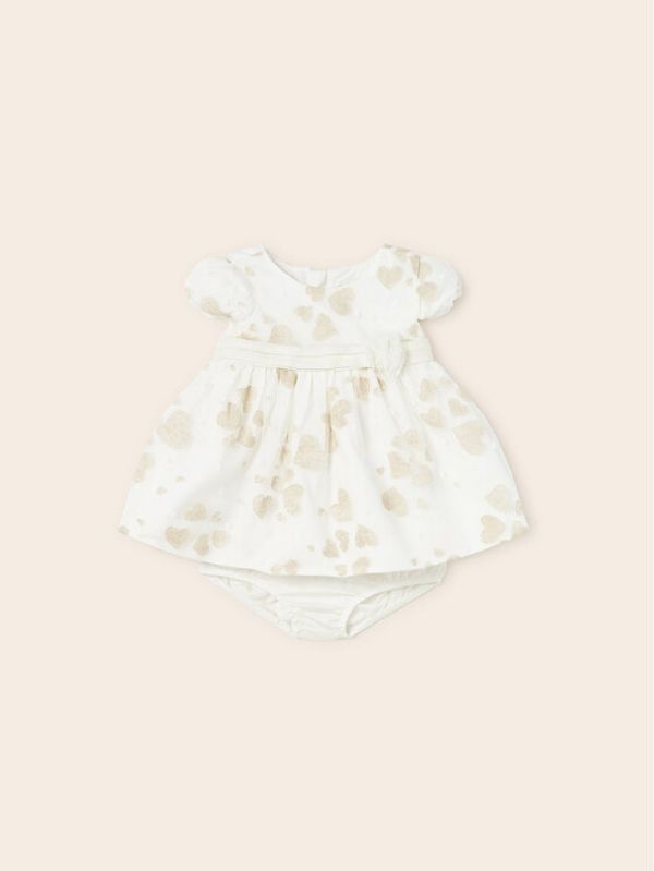 Mayoral Mayoral Елегантна рокля 1813 Екрю