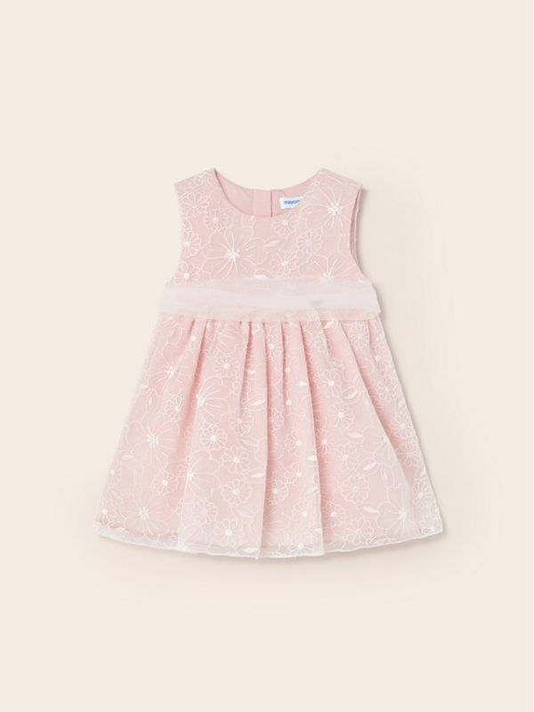 Mayoral Mayoral Елегантна рокля 1948 Розов Regular Fit