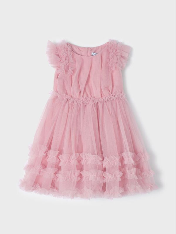 Mayoral Mayoral Елегантна рокля 3918 Розов