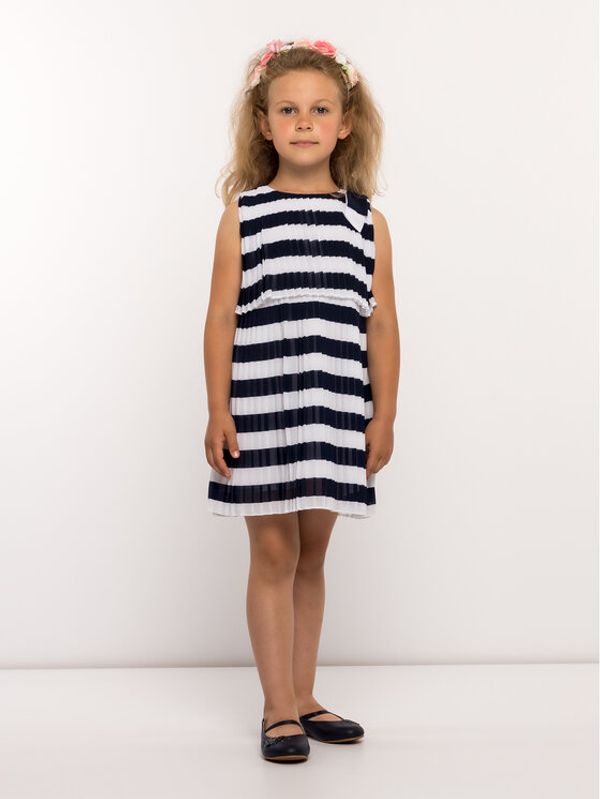 Mayoral Mayoral Елегантна рокля 3944 Бял Regular Fit