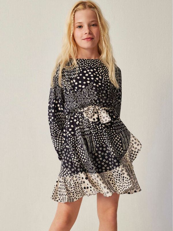 Mayoral Mayoral Елегантна рокля 7.961 Черен Regular Fit