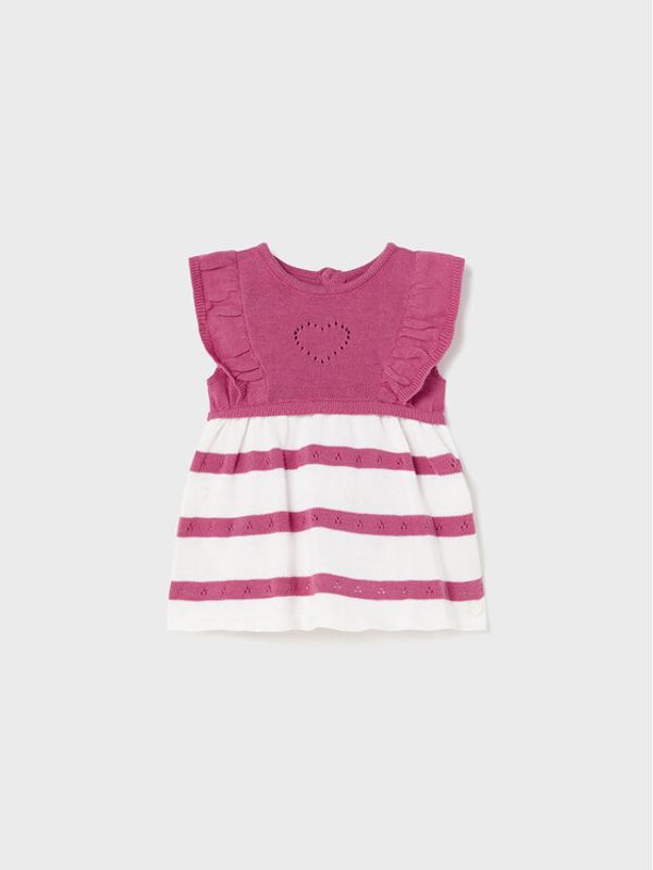 Mayoral Mayoral Ежедневна рокля 1805 Розов Regular Fit