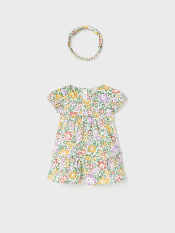 Mayoral Mayoral Ежедневна рокля 1822 Цветен Regular Fit