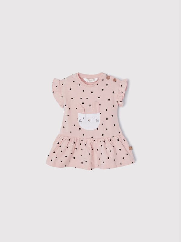 Mayoral Mayoral Ежедневна рокля 1852 Розов Regular Fit