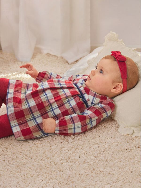 Mayoral Mayoral Ежедневна рокля 2809 Червен Regular Fit