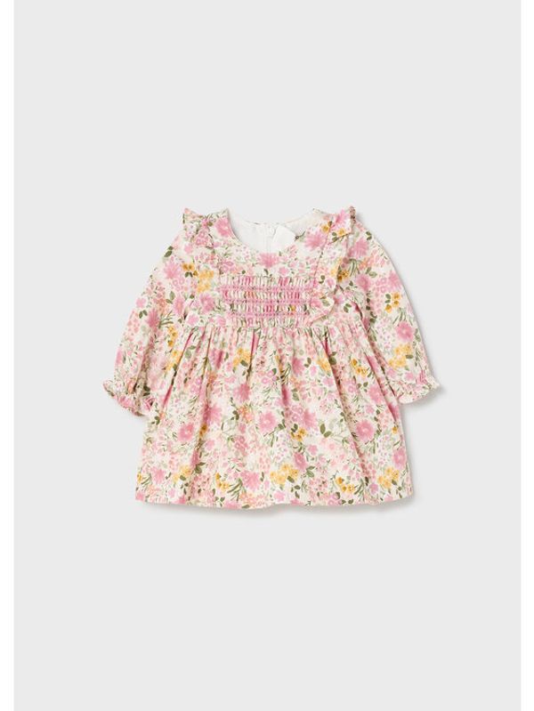 Mayoral Mayoral Ежедневна рокля 2824 Розов Regular Fit