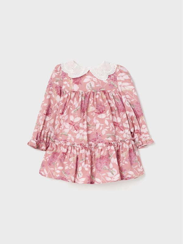 Mayoral Mayoral Ежедневна рокля 2940 Розов Regular Fit