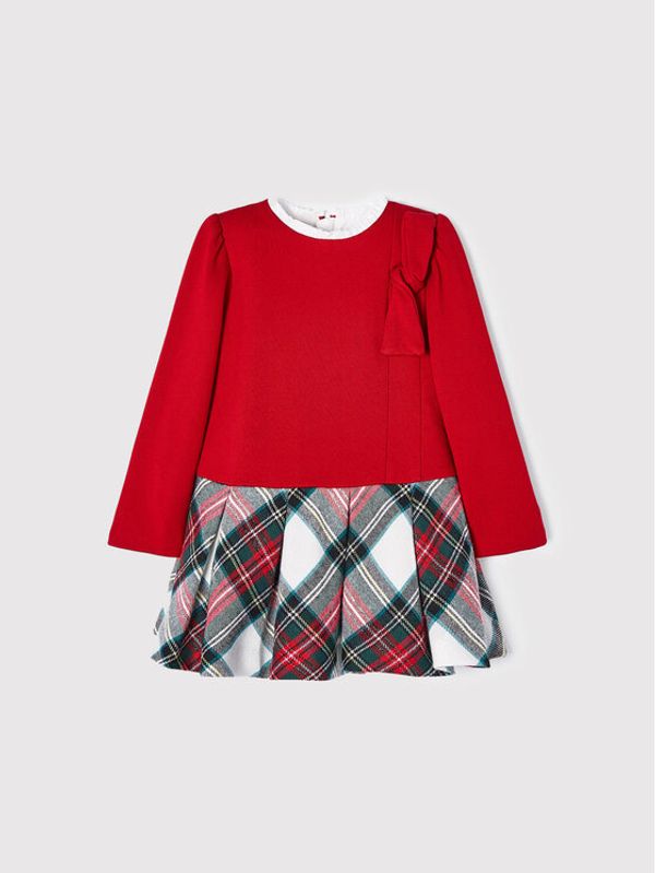 Mayoral Mayoral Ежедневна рокля 2945 Червен Regular Fit