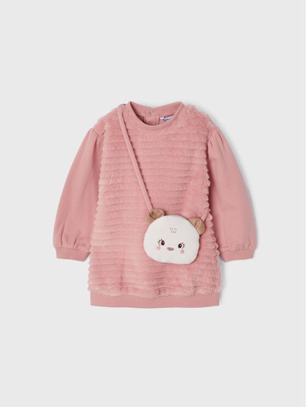 Mayoral Mayoral Ежедневна рокля 2950 Розов Regular Fit