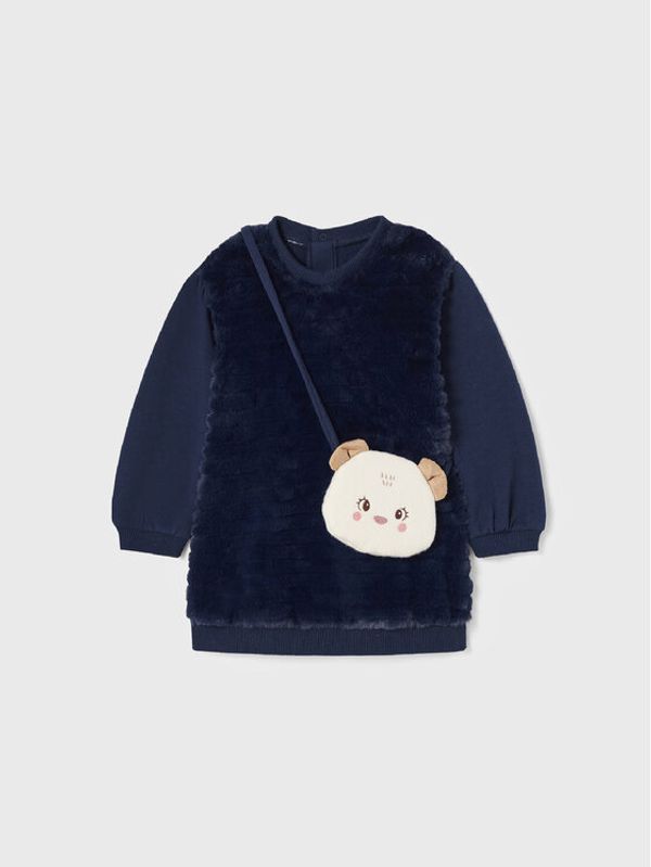 Mayoral Mayoral Ежедневна рокля 2950 Тъмносин Regular Fit