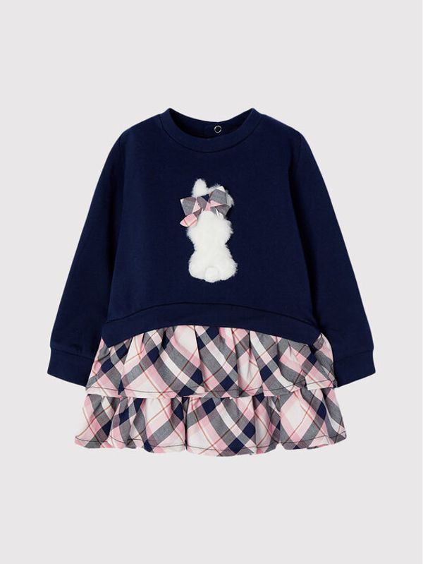 Mayoral Mayoral Ежедневна рокля 2955 Тъмносин Regular Fit