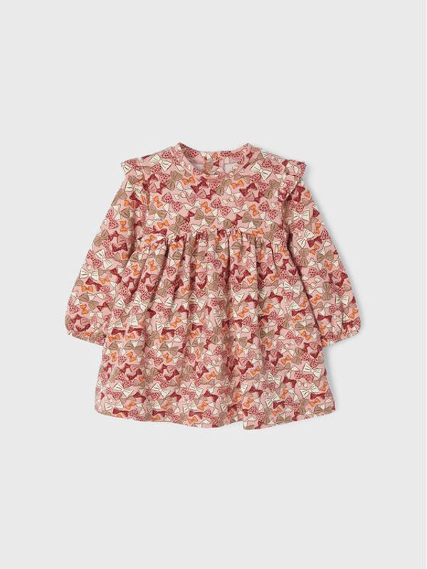 Mayoral Mayoral Ежедневна рокля 2963 Розов Regular Fit